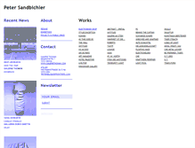 Tablet Screenshot of petersandbichler.com
